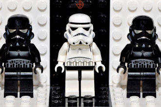 Black and White troopers